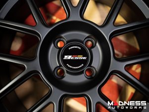 FIAT 500 Custom Wheels - 9esse - Fondmetal - Matte Black - 17" 